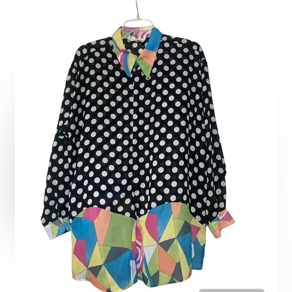 BCBG retro oversized sheet shirt size S